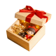 Wooden Gift Box with Doll, Keychain & LED Lights