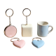 Pastel Glitter Keychain & Mug Set