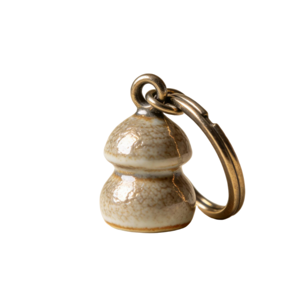 Ceramic Gourd Keychain